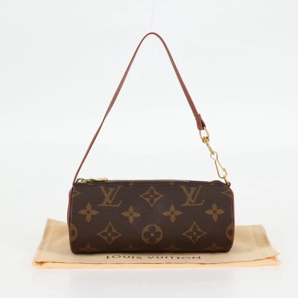 LOUIS VUITTON Monogram Papillon Pouch LV Auth - Picture 2 of 15